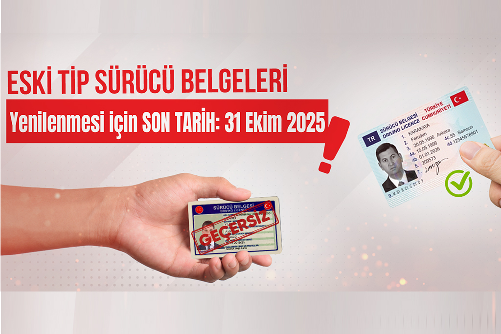 Tokat’ta Sürücü Belgesi Yenileme Başvuruları